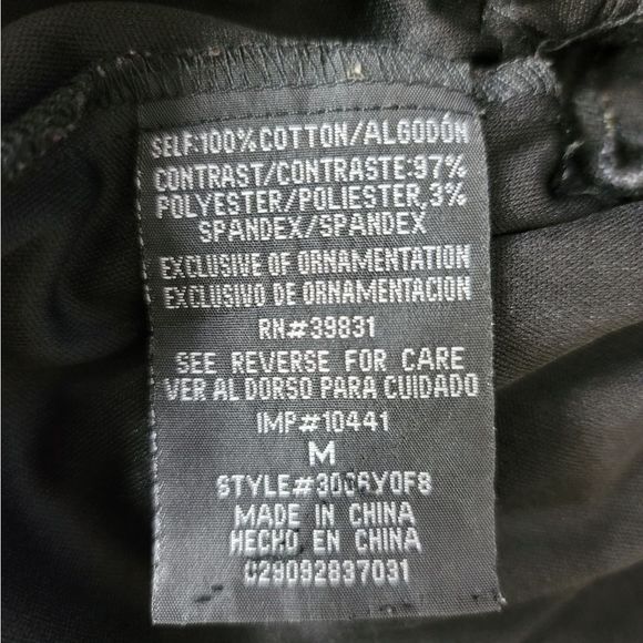 XOXO Black and Yellow Babydoll Top, Sz. Med. - Picture 8 of 9